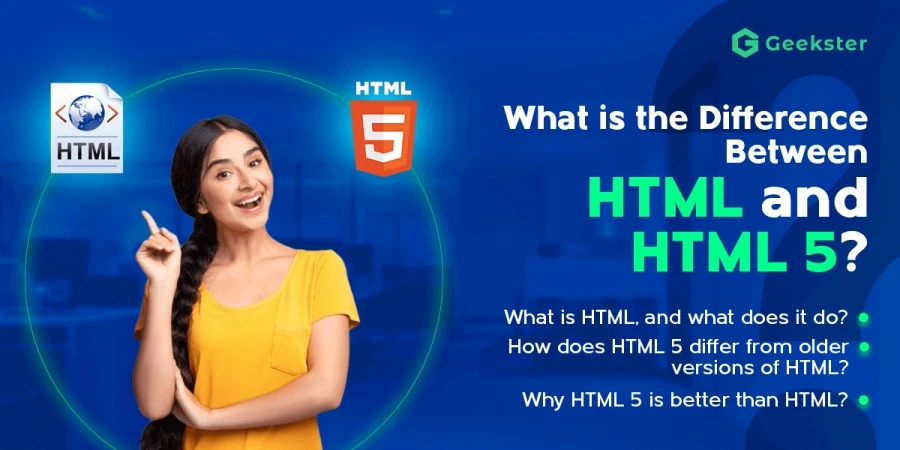 What is the Difference Between HTML and HTML 5?