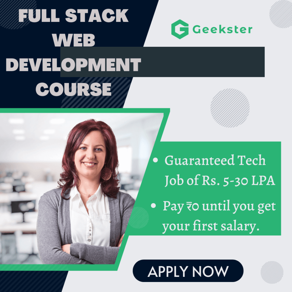 full stack web development course
